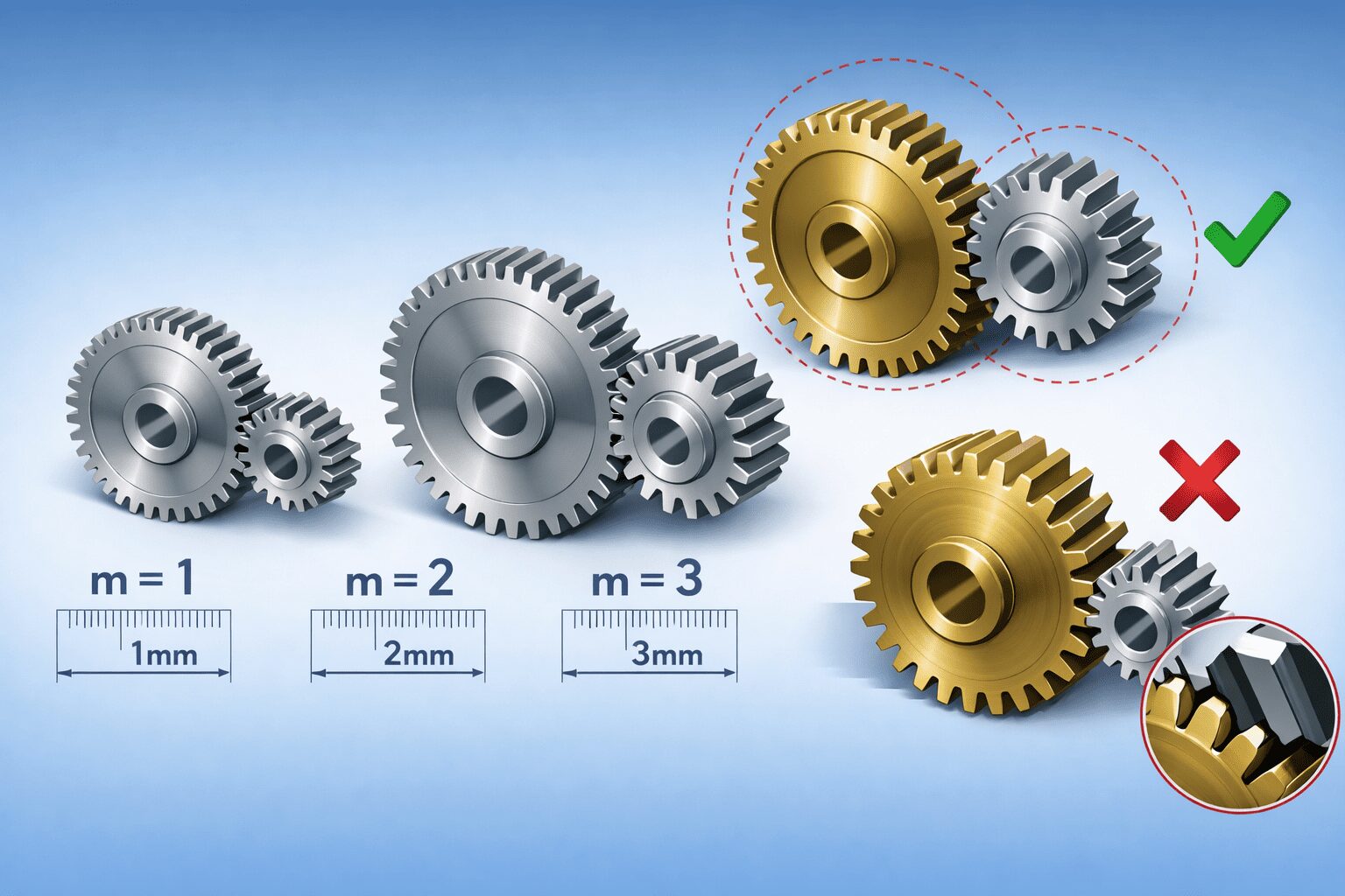 ギヤのモジュールとは？設計で失敗しない基礎知識完全版