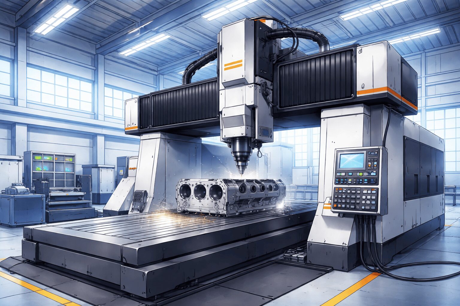 大型機械加工とは？定義・種類・精度と失敗しない基礎知識