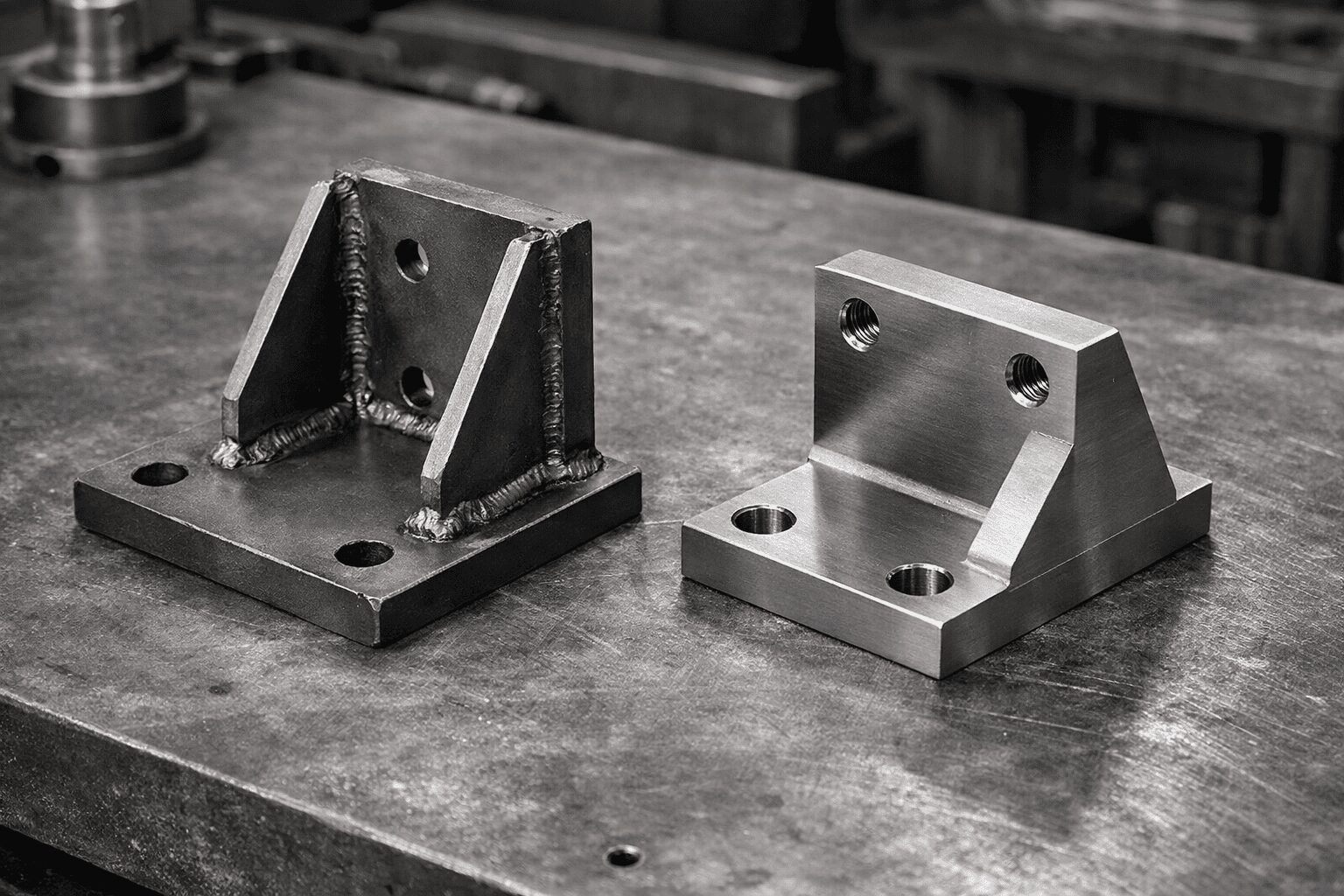 ブラケットの溶接・機械加工なら｜スチール製ブラケット製作