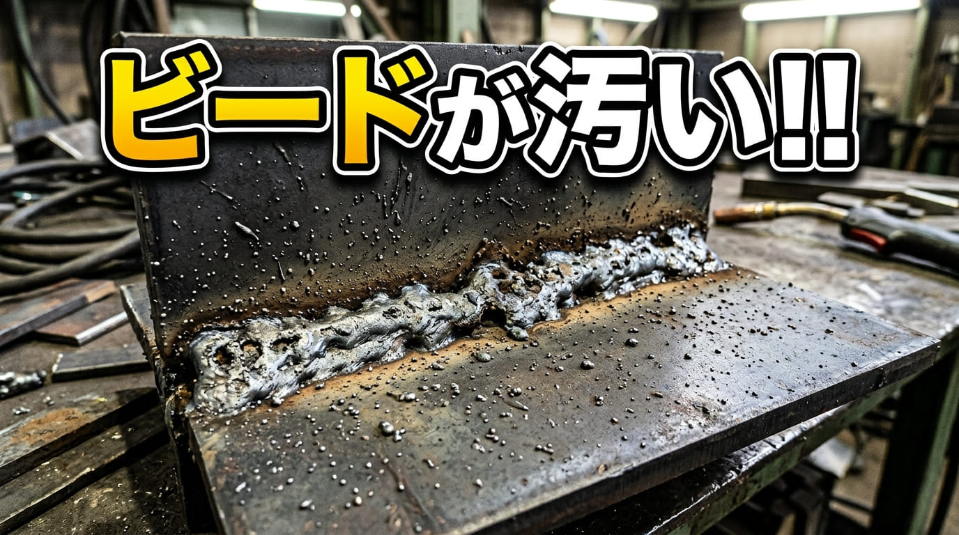 溶接ビードが汚い原因とは？スパッタ・波模様の乱れを防ぐ7つの対策【初心者必見】