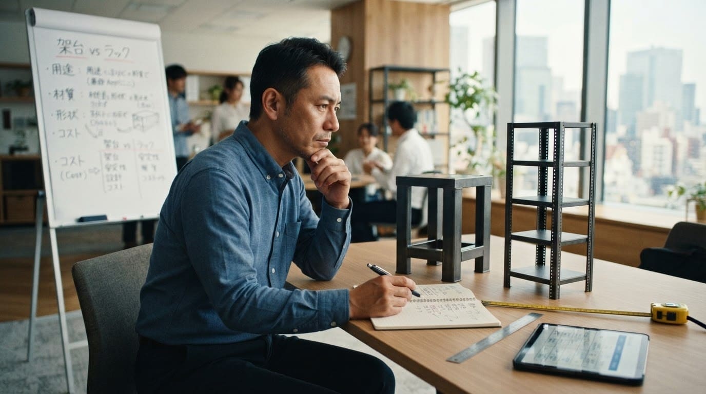 架台とラックの違いとは？まずは基本の定義から